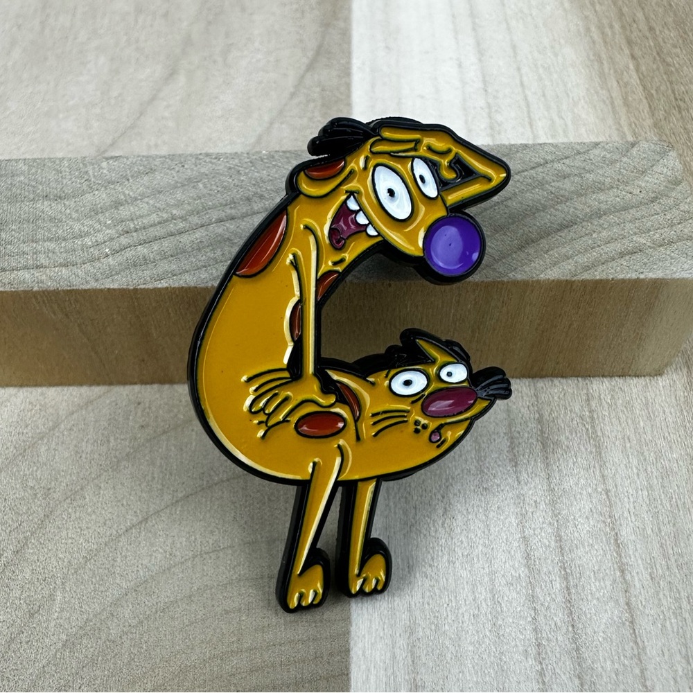 CatDog Enamel Pin